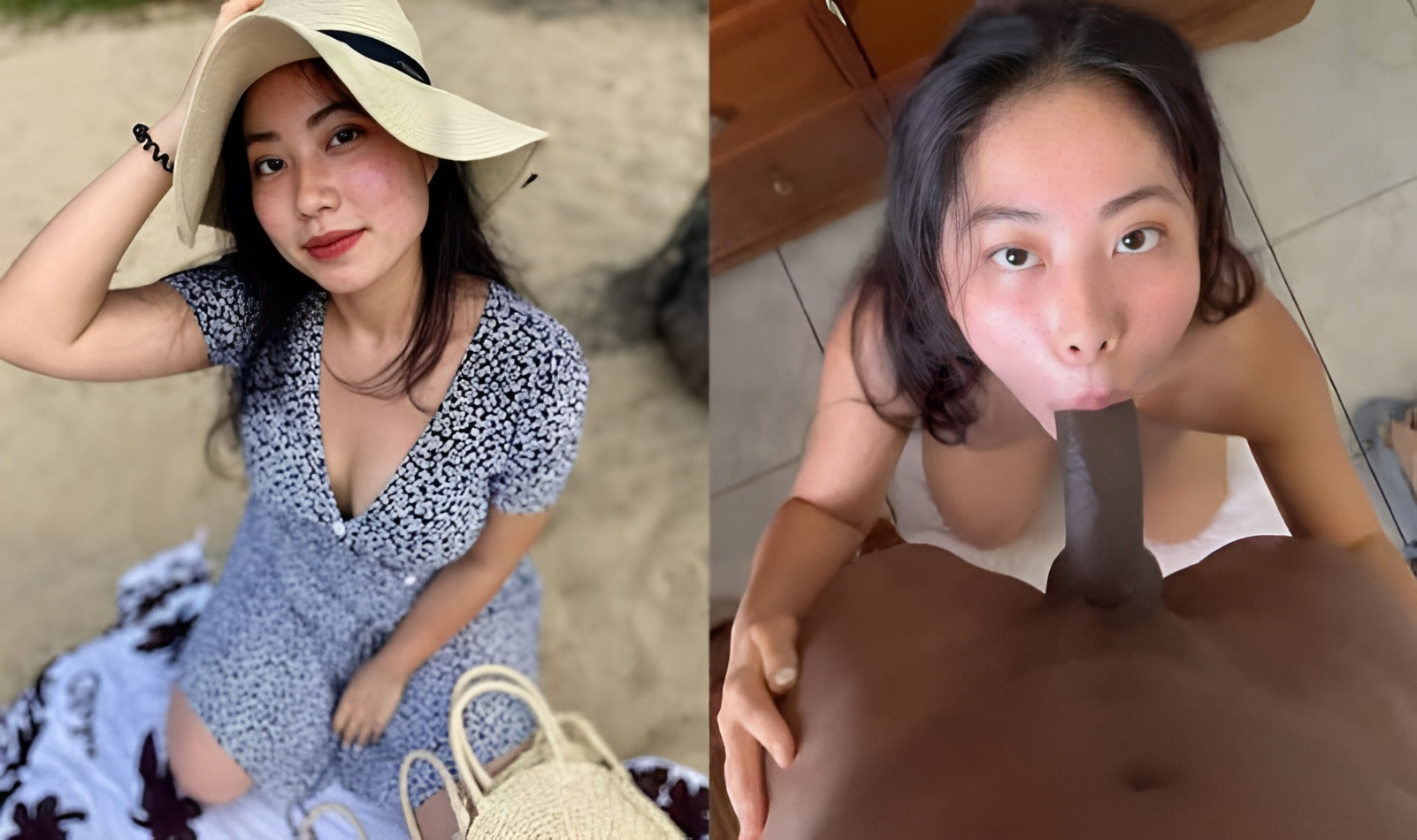 Nhi Nguyen è una studentessa internazionale e il suo fidanzato nero dal cazzo grosso